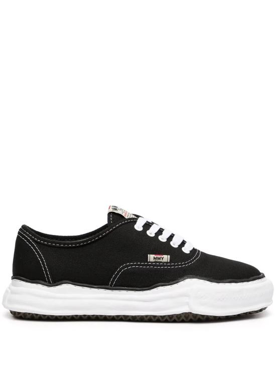 25FW 메종 미하라 야스히로 베이커 OG 솔 캔버스 로우 컷 A02FW704097 BLACK - MAISON MIHARA YASUHIRO