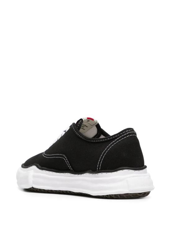 25FW 메종 미하라 야스히로 베이커 OG 솔 캔버스 로우 컷 A02FW704097 BLACK - MAISON MIHARA YASUHIRO