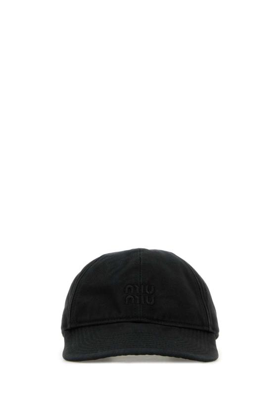  미우미우 모자 5HC3702CR2 F0002 BLACK