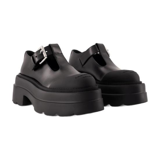  알렉산더 왕 로퍼 토바 메리 제인 플랫폼  블랙 - ALEXANDER WANG