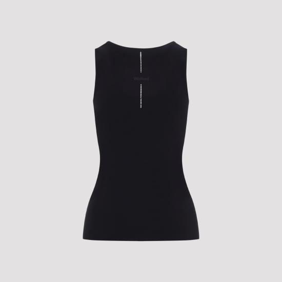 26FW 월포드 민소매 티셔츠 53502 7005 BLACK - WOLFORD