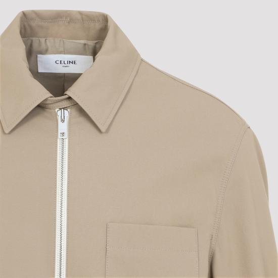 26FW 셀린느 자켓 RV18E3R59 GDG8 ASH BEIGE - CELINE
