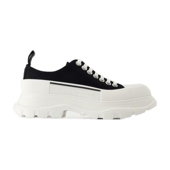  알렉산더 맥퀸 스니커즈 트레드 슬릭 캔버스  블랙 - ALEXANDER MCQUEEN