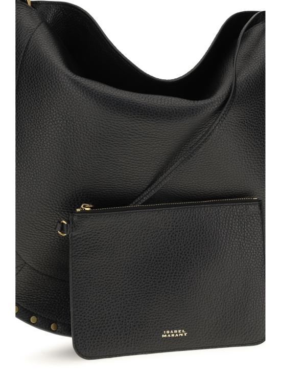 26FW 이자벨마랑 OSKAN 오스칸 문 숄더백 PP0200FAC3C22M 01BK BLACK - ISABEL MARANT