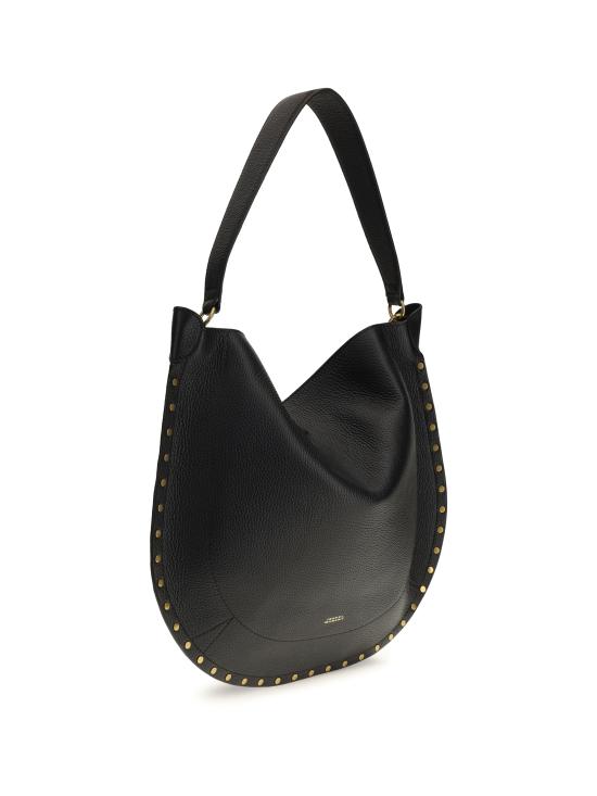 26FW 이자벨마랑 OSKAN 오스칸 문 숄더백 PP0200FAC3C22M 01BK BLACK - ISABEL MARANT