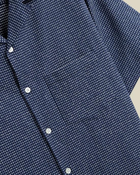 포르투기스플란넬 반팔 셔츠 포르투갈 플란넬 도트 셔츠 - PORTUGUESE FLANNEL