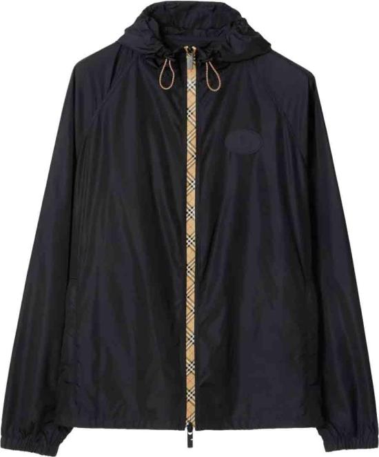 26FW 버버리 체크 테이프 나일론 후드 자켓 8120370A1222 NAVY