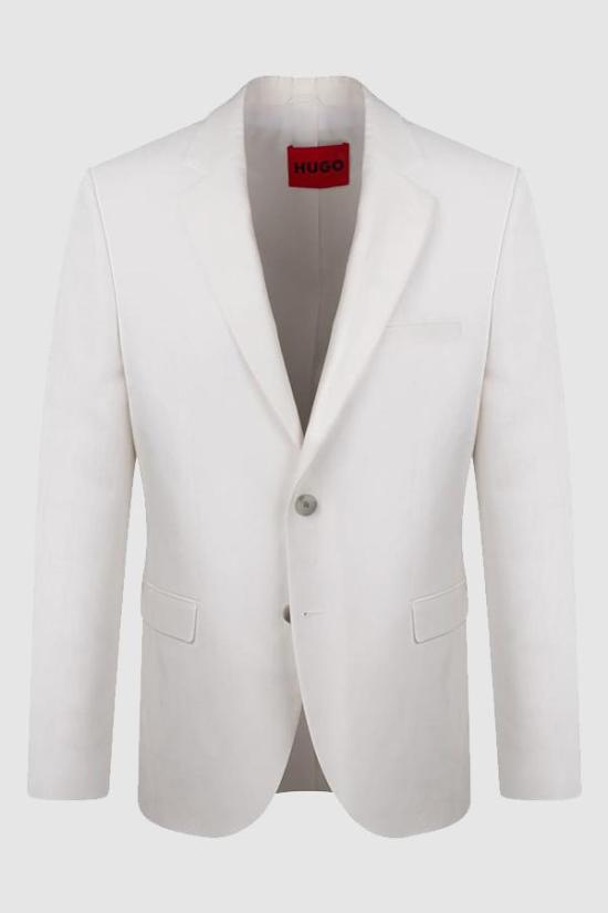 26SS 휴고보스 수트 자켓 50559674 10278166 01 White