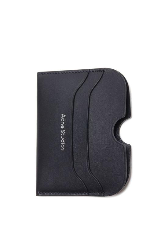 26FW 아크네 스튜디오 슬림 레더 로고 카드 지갑 슬림 레더 로고 카드 지갑 CG0234 900 - ACNE STUDIOS