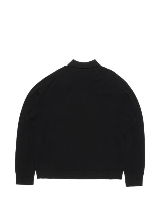 26FW 아크네 스튜디오 폴로 티셔츠 B60388 900 BLACK - ACNE STUDIOS