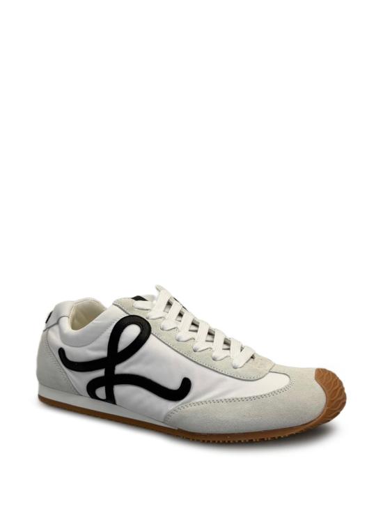 26FW 로에베 발레 러너 2.0 나일론 카프스킨 스니커즈 MBR2282X09 2101 WHITE