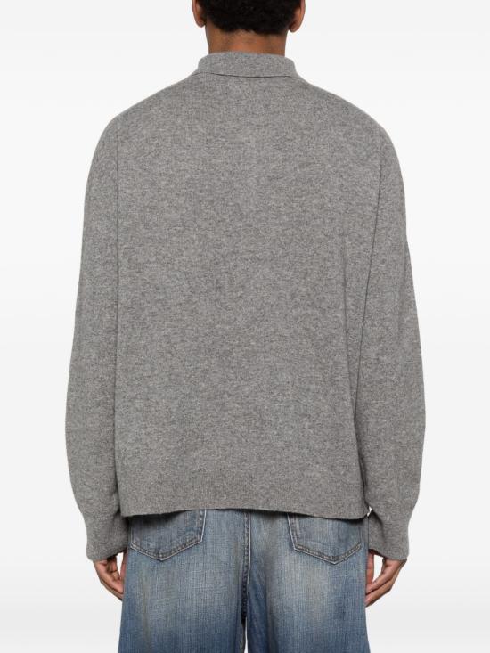 26FW 아크네 스튜디오 폴로 티셔츠 B60388 AA3 GREY - ACNE STUDIOS