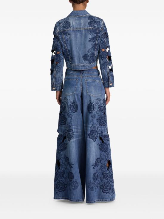 26FW 앨리스 앤 올리비아 자켓 CD606D06242 E437 NAVY - ALICE & OLIVIA