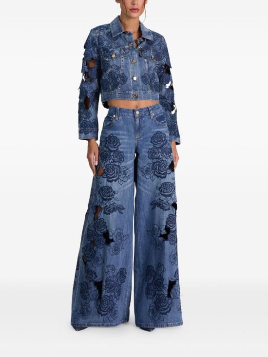 26FW 앨리스 앤 올리비아 자켓 CD606D06242 E437 NAVY - ALICE & OLIVIA