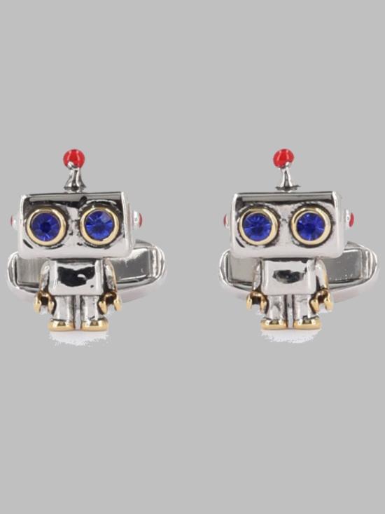 26FW 폴 스미스 커프스 링크/타이 홀더 M1A CUFF WROBOT 82 SILVER
