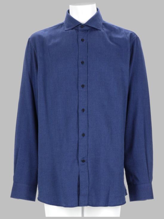 26FW 브루넬로 쿠치넬리 긴팔 셔츠 MY6370627 C018 BLUE