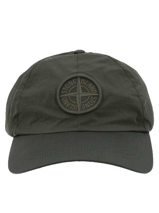 26FW 스톤 아일랜드 나일론 메탈 에코닐 베이스볼 캡 나일론 메탈 에코닐 베이스볼 캡 L2S159100011 S0076V0059 GREEN