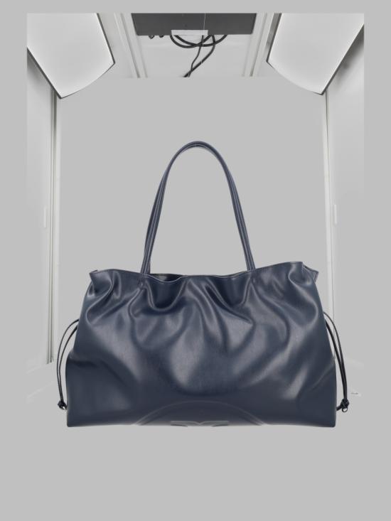 26FW 토리버치 엘라 나투라 엠보스드 토트 백 178767 400 BLUE - TORY BURCH