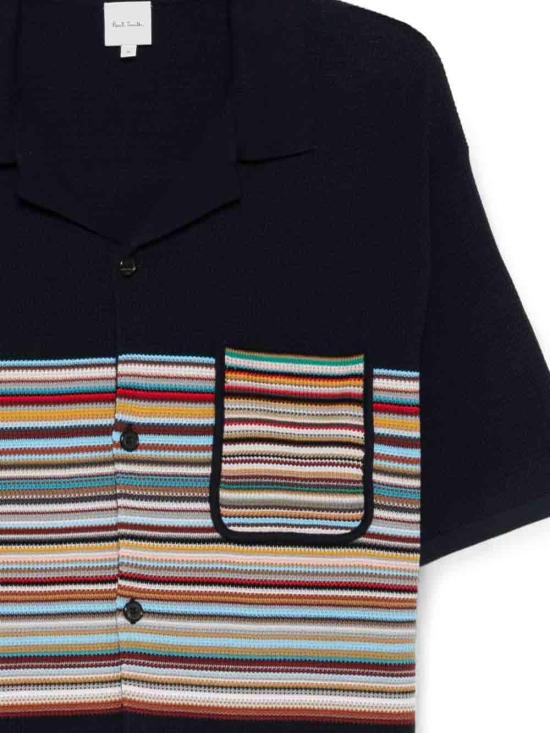 26FW 폴 스미스 반팔 셔츠 M1R978ZW0315949 NAVY - PAUL SMITH