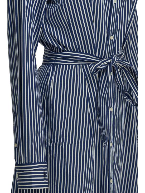26SS 폴로 랄프로렌 미디 원피스 211891430001BRIGHT NAVY WHITE Blue - POLO RALPH LAUREN