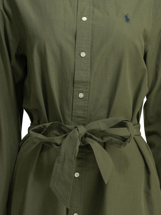 26SS 폴로 랄프로렌 미디 원피스 211A96346001SUPPLY OLIVE Green - POLO RALPH LAUREN