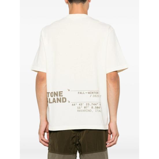26FW 스톤 아일랜드 반팔 티셔츠 152100001 S0480 V0093 NEUTRALS - STONE ISLAND