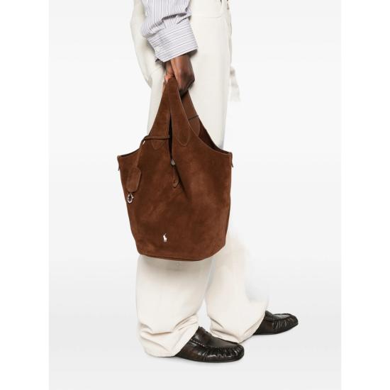 26FW 랄프 로렌 토트백 428P23824002 BROWN - RALPH LAUREN