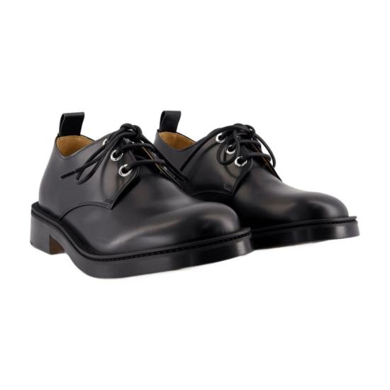  알렉산더 맥퀸 드레스 슈즈 레이스업 더비 블랙 - ALEXANDER MCQUEEN