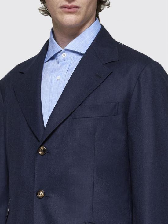 26FW 브루넬로 쿠치넬리 스웨터 ME226LDWH C396 BLUMARINA - BRUNELLO CUCINELLI