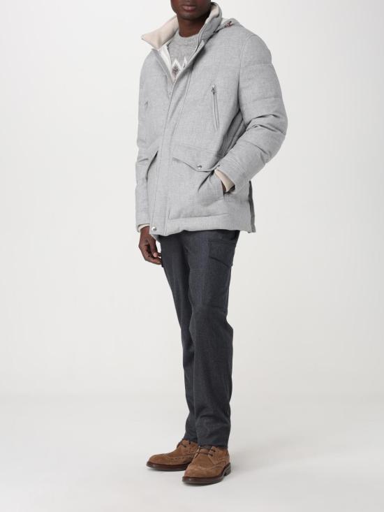 26FW 브루넬로 쿠치넬리 스트레이트 팬츠 ME226F1890 C003 GRIGIOMD - BRUNELLO CUCINELLI