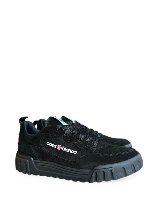 26FW 카사블랑카 스니커즈 APF26SNK01714M BLACK - CASABLANCA