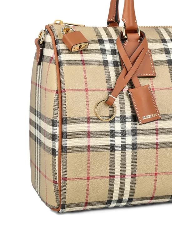 26FW 버버리 미디엄 체크 볼링 백 8119049168100 A9534 BRIARBROWN - BURBERRY