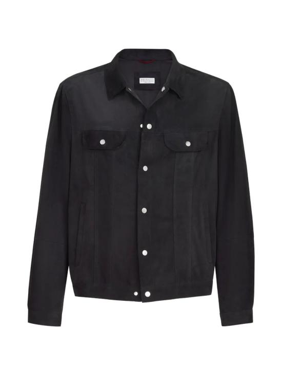 26FW 브루넬로 쿠치넬리 스웨이드 4포켓 블루종 MPCFN2042 C4254 NAVY