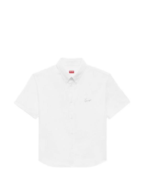 26FW 겐조 반팔 셔츠 FG65CH1099KB WHITE