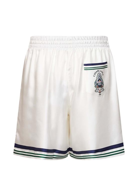 26FW 카사블랑카 숏팬츠 MPF26TR39901 WHITE - CASABLANCA