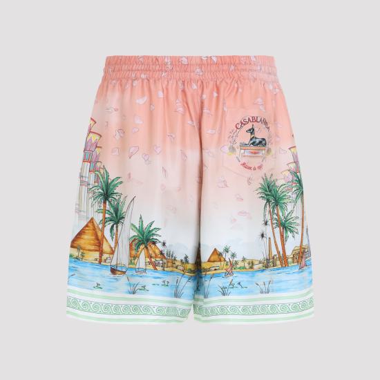 26FW 카사블랑카 숏팬츠 MPF26TR39905 ETHEREAL - CASABLANCA