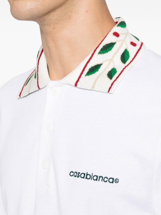 26FW 카사블랑카 반팔 티셔츠 MPF26JTP49901 WHITE - CASABLANCA