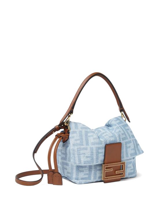 26FW 펜디 맘마 바게트 스몰 FF 데님 미니백 8BS105AY6Q F1WM6 DENIMCSELL - FENDI