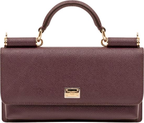 26FW 돌체앤가바나 Dauphine-print calfskin 미니백 BI3280A10018M073 BROWN