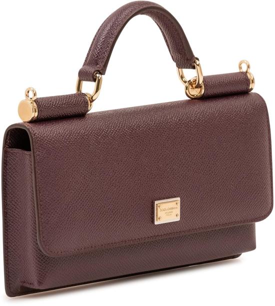26FW 돌체앤가바나 Dauphine-print calfskin 미니백 BI3280A10018M073 BROWN - DOLCE & GABBANA