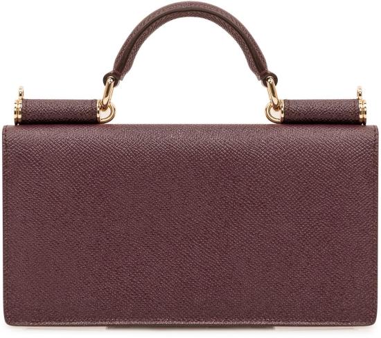 26FW 돌체앤가바나 Dauphine-print calfskin 미니백 BI3280A10018M073 BROWN - DOLCE & GABBANA