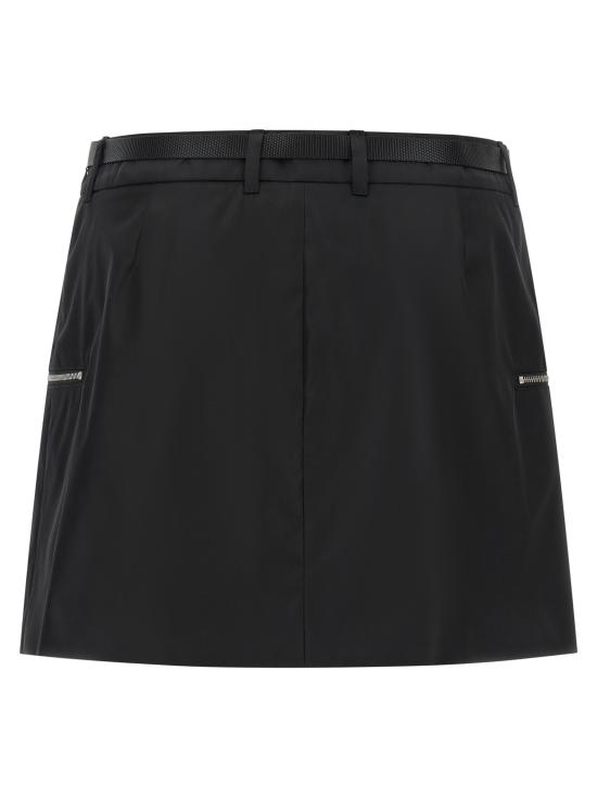 26FW 프라다 숏 스커트 21H055SOOO1WQ8F0002 Black - PRADA