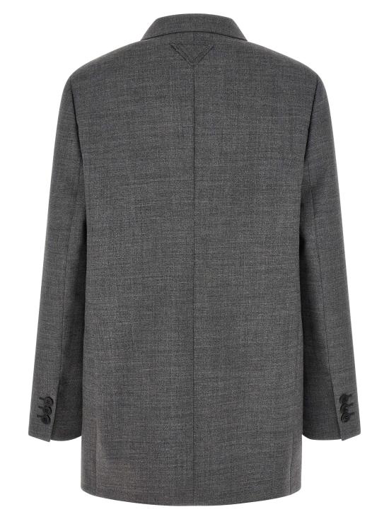26FW 프라다 수트 자켓 P509QSOOO6011F0480 Gray - PRADA