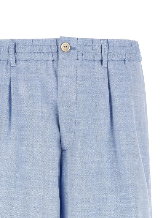 26SS 브루넬로 쿠치넬리 숏팬츠 MZ408U0065C024 Light Blue - BRUNELLO CUCINELLI