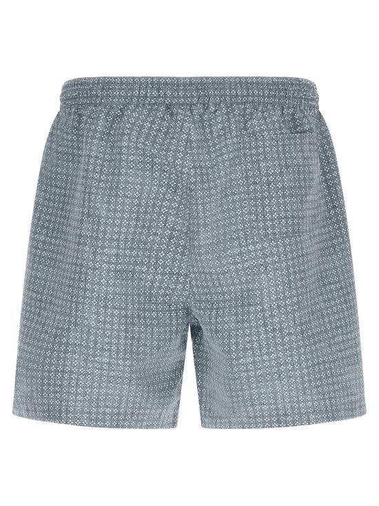 26FW 브루넬로 쿠치넬리 플라워 프린트 나일론 수영복 MR847043CQ232 Blue - BRUNELLO CUCINELLI