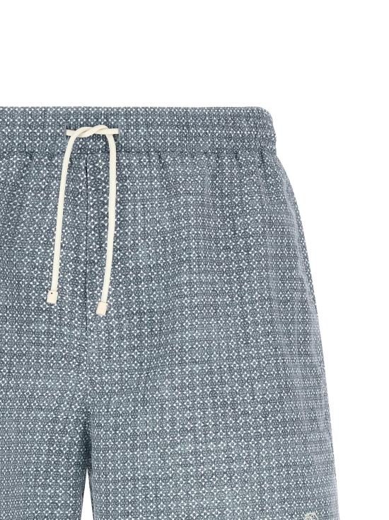 26FW 브루넬로 쿠치넬리 플라워 프린트 나일론 수영복 MR847043CQ232 Blue - BRUNELLO CUCINELLI