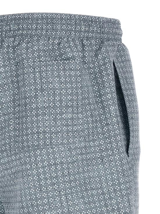 26FW 브루넬로 쿠치넬리 플라워 프린트 나일론 수영복 MR847043CQ232 Blue - BRUNELLO CUCINELLI