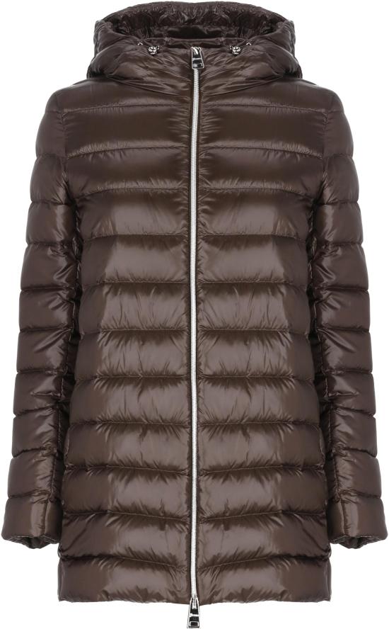 25FW 에르노 A 쉐입 나일론 울트라라이트 리조트 다운 자켓 PI00133DR12017Z8810 BROWN