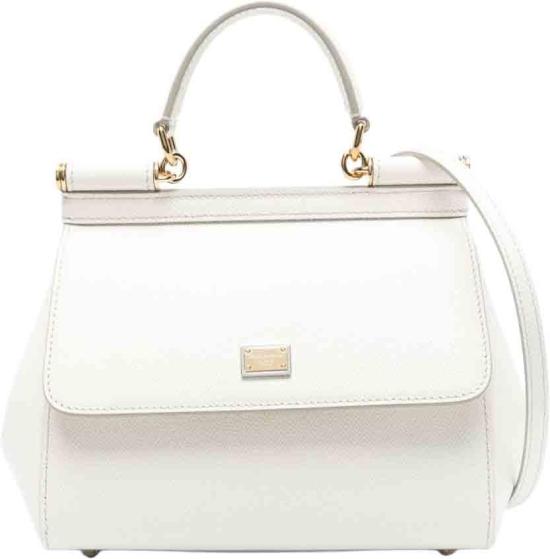 26FW 돌체앤가바나 미디움 시실리 핸드백 BB6003B100180001 WHITE