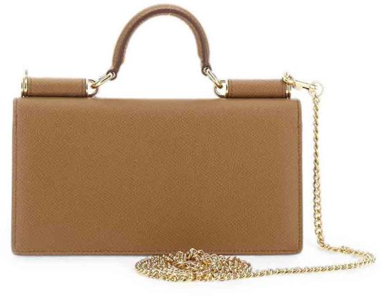 26FW 돌체앤가바나 Dauphine-print calfskin 미니백 BI3280A10018M417 BEIGE - DOLCE & GABBANA